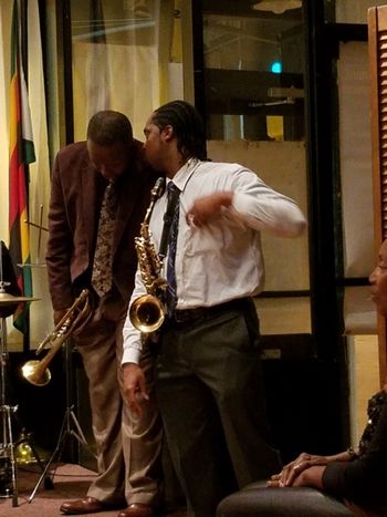 Jan. 13, 2018 - Uncle Charles Bartlett and Yours Truly talking music @ Sistas' Place (Brooklyn, NY) CD Release Tour "PROMISE!" 2017-2018
