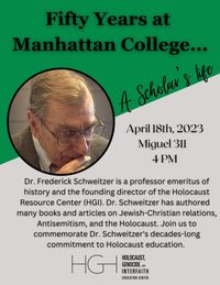 Fifty Years at Manhattan College: A Scholar's Life