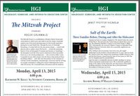 The Mitvah Project and The Salt of the Earth