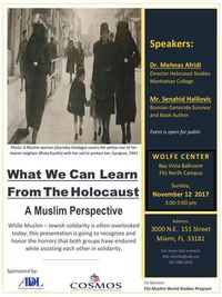 Holocaust from a Muslim Perspective Dr. Afridi in Miami