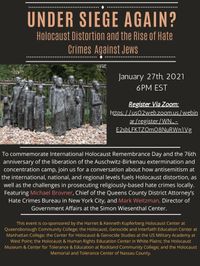Under Siege Again? Holocaust Distortion and the Rise of Hate Crimes Against Jews