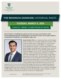 The Rohingya Genocide: Historical Roots