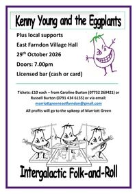 Eggplants at East Farndon Village Hall! (SOLD OUT)