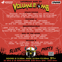 Nasalrod at Volume Bomb Block Party IX! *time slot: 9:15pm (Space Room patio stage)