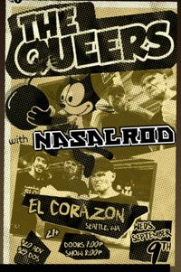 THE QUEERS with Nasalrod at El Corazon