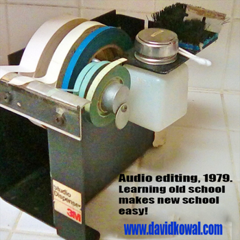 Old school audio editing. Yes, it was called destructive editing for a reason! Experience counts...:)
