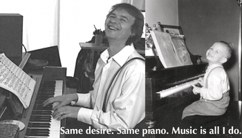 I still compose on my first piano!

