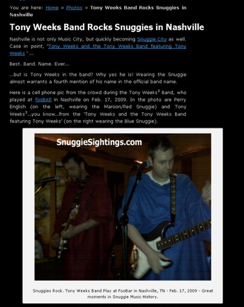 SnuggieSightings.com
