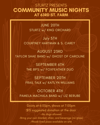 Pamela Machala Band with Liz Berube @ 63rd St. Farm