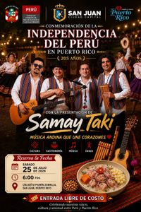 Enrique Infante con Samay Taki