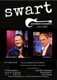 Tom Cunningham & Frank Berens, Konzert, spec guest Frank Luedeke Sax
