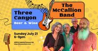 The McCallion Band at Three Canyon Beer & Wine