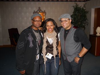 Greg & Wa'Lisa with Israel Houghton
