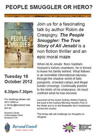 Author Talk: People Smuggler or Hero? Robin de Crespigny at Burwood Library
