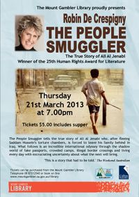 Mount Gambier Library proudly presents Robin de Crespigny
