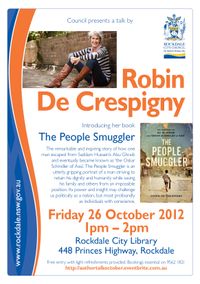 Robin de Crespigny at Rockdale Library