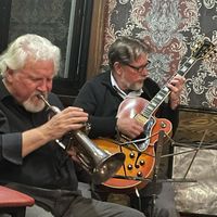 Bob Arthurs, trumpet & vocals, Steve LaMattina, guitar.  A return engagement @ Divino Cucina.