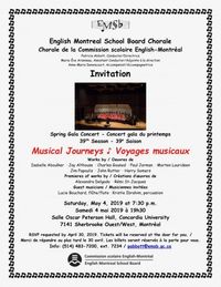 Création d'oeuvre chorale/Choir piece premier