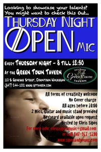 Open Mic with Chris Sipos