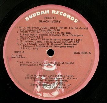 Feel It LP Side A
