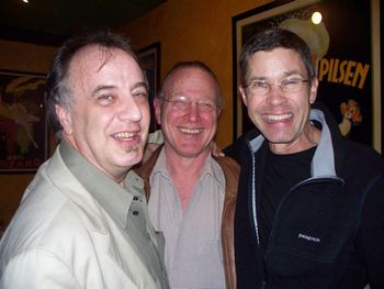 Hugh Frase, Rod Borrie and Ray Anderson, NYC Hugh's Long Island trombone buddies
