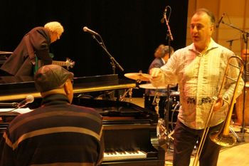Hugh___Chucho_at_Chan_Centre_Soundcheck
