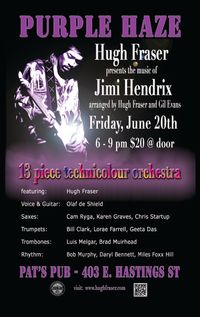 Hugh Fraser and the 13 Piece "Purple Haze Orchestra"