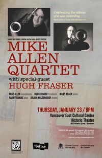 Mike Allen Quartet with Hugh Fraser - CD Release
