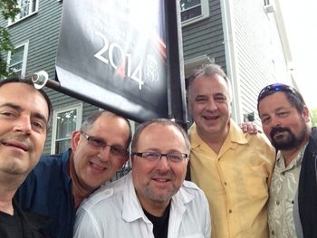 Hugh Fraser Quintet - Charolettetown PEI August 2014 First Hugh Fraser Quintet "Selfie" on record!
