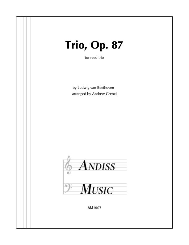 Trio, Op. 87 for Reed Trio