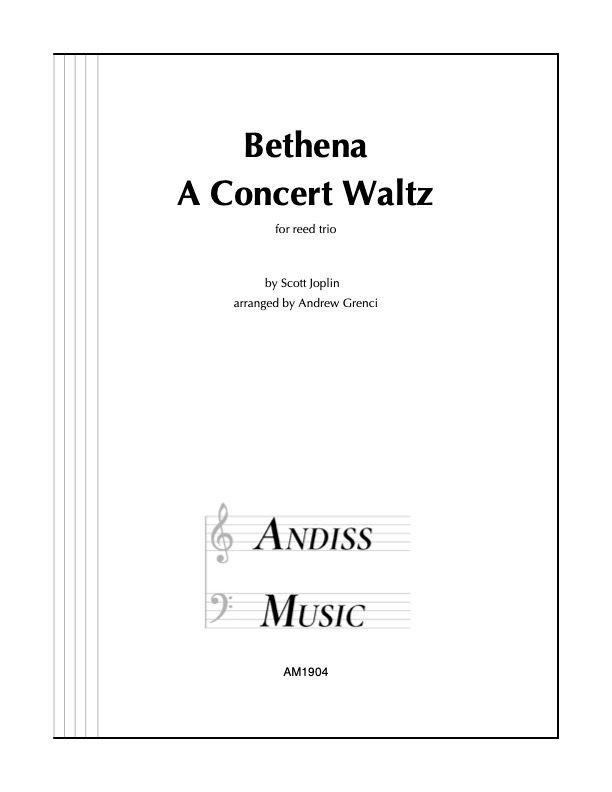 Bethena, a Concert Waltz for Reed Trio