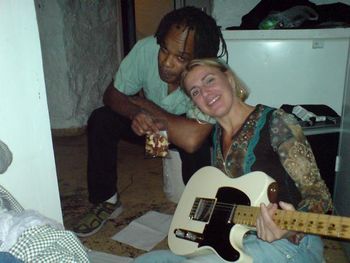 Backstage with Chuck Anthony, Big Ben, Sweden
