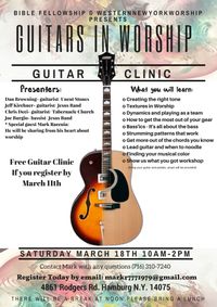 Guitar's In Worship Guitar Clinic