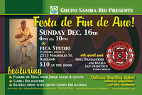 Festa de Fim de Ano! Brazilian Holiday Party with Grupo Samba Rio