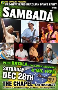 Pre-New Years Brazilian Dance Party with SambaDá