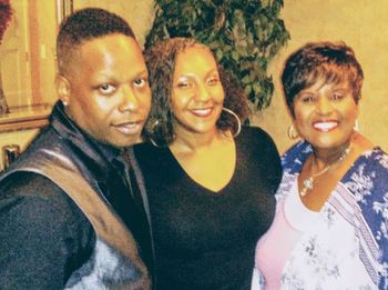 With Comedian Cizzle C and His lovely Wife Nita Rae
