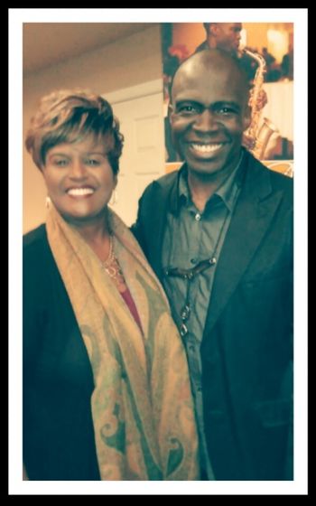 w/ Jazz Saxophonist Vaughn Fahie
