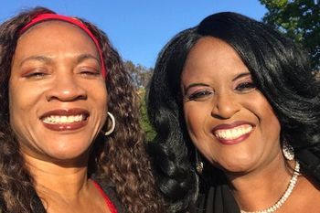w/ Friend, Angie Slaughter

