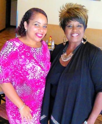 with Elizabeth McSwain (Owner of the Fabulous Beola's Restaurant in Ontario, Ca
