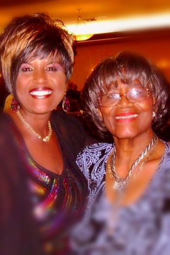 With The Official Vocalist for the City of Rialto, CA and Friend Faye Coates
