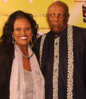 With Actor Lou Gossett Jr.
