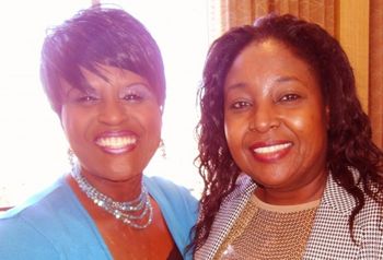 Me with Pastor Patricia Pineda

