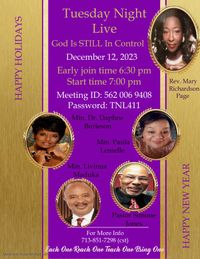 Tuesday Night Live Bible Study (Houston, Texas)