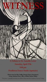 WITNESS (A Tribute to Dr. Samella Lewis)