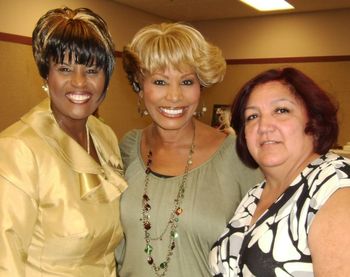 With Pastor Eleanora Dewberry and Pastor Gloria Montenegro
