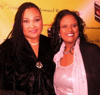 With Muhammad Ali's Daughter May May Ali
