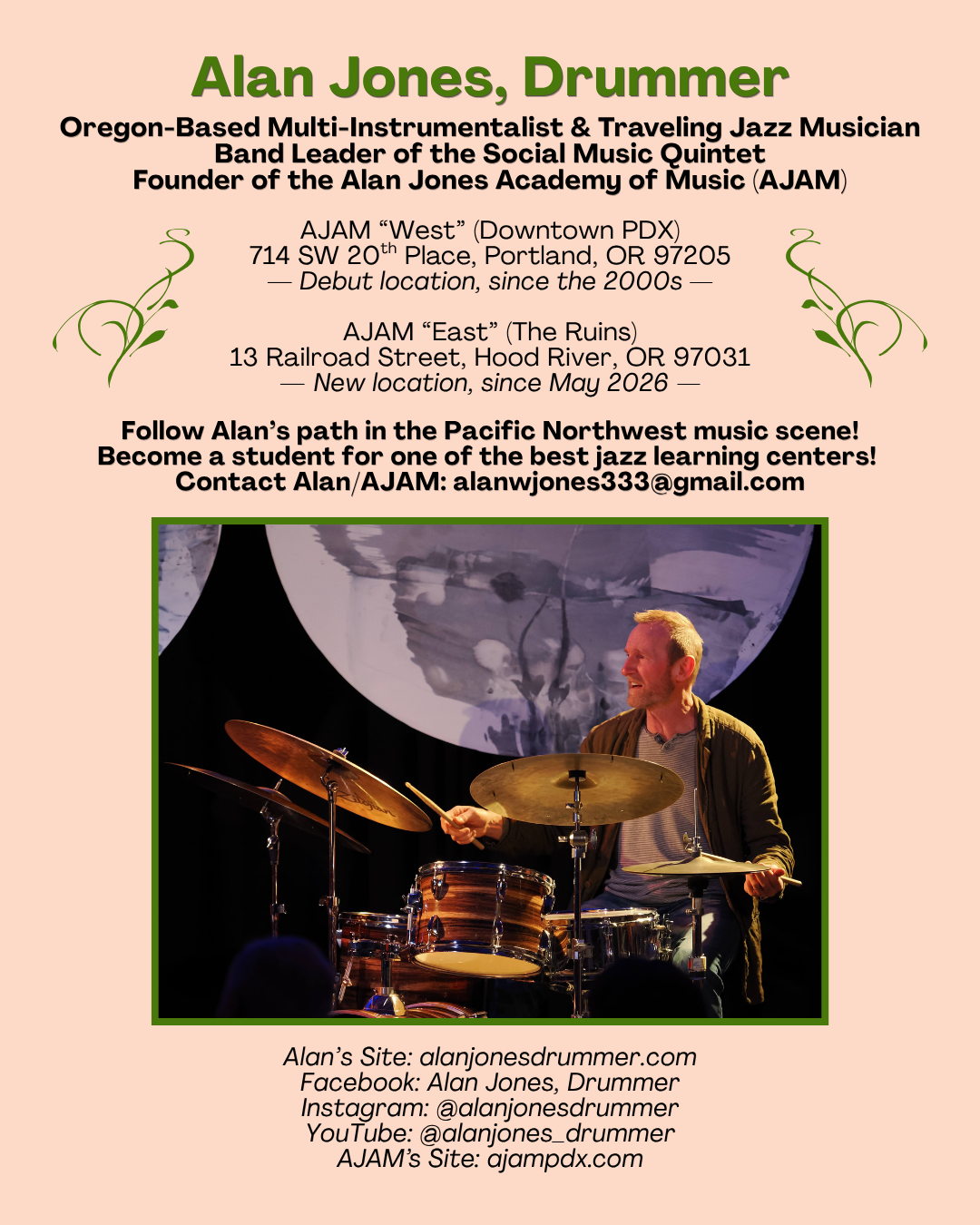 Alan Jones, Drummer