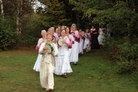 Processional Rhythms on the frame drum:  tambourine and tar,  with Tori, Annegret, and Shirsten