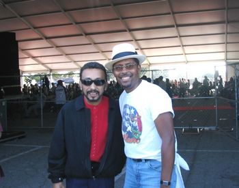 Papo Luca & Phil Robinson Sonora Poncena Band Leader and Star Papo Luca nd Phil Robinson
