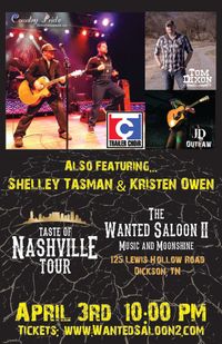 Taste of Nashville Tour at The Wanted Saloon II w/ Trailer Choir & JD Outlaw